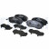 Brake Pad Set, disc brake LP1718 Delphi, Thumbnail 2