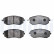 Brake Pad Set, disc brake LP1718 Delphi, Thumbnail 3