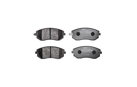 Brake Pad Set, disc brake LP1718 Delphi