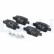 Brake Pad Set, disc brake LP1719 Delphi