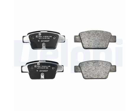 Brake Pad Set, disc brake LP1719 Delphi, Image 2