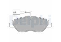 Brake Pad Set, disc brake LP1720 Delphi