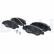 Brake Pad Set, disc brake LP1720 Delphi