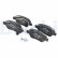 Brake Pad Set, disc brake LP1722 Delphi, Thumbnail 2