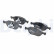 Brake Pad Set, disc brake LP1724 Delphi