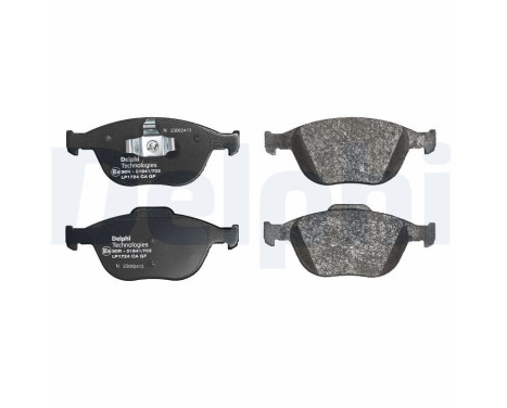 Brake Pad Set, disc brake LP1724 Delphi, Image 2