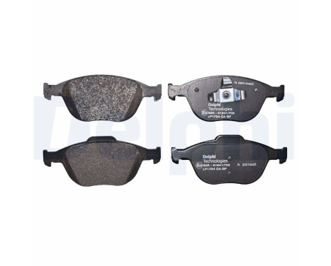 Brake Pad Set, disc brake LP1724 Delphi, Image 3