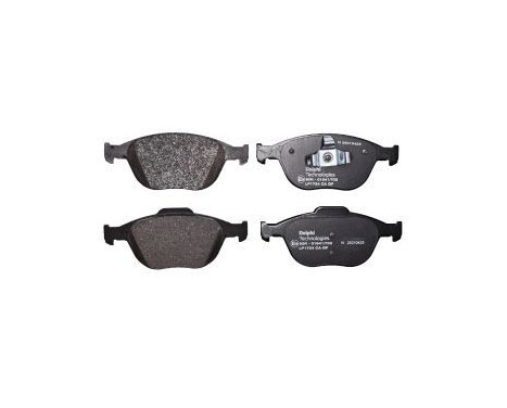 Brake Pad Set, disc brake LP1724 Delphi, Image 2