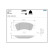 Brake Pad Set, disc brake LP1727 Delphi, Thumbnail 5
