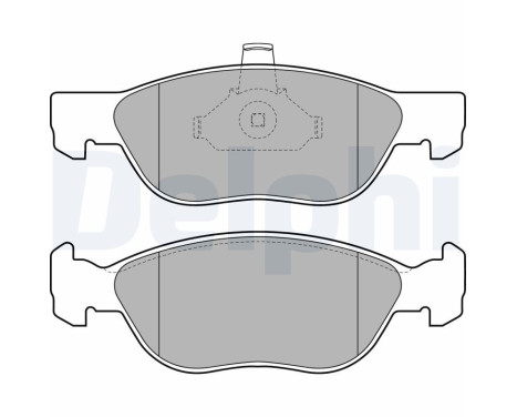 Brake Pad Set, disc brake LP1734 Delphi