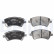 Brake Pad Set, disc brake LP1737 Delphi, Thumbnail 2