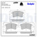 Brake Pad Set, disc brake LP1737 Delphi, Thumbnail 3