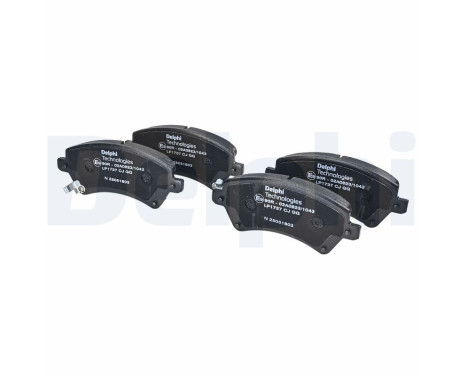 Brake Pad Set, disc brake LP1737 Delphi, Image 2