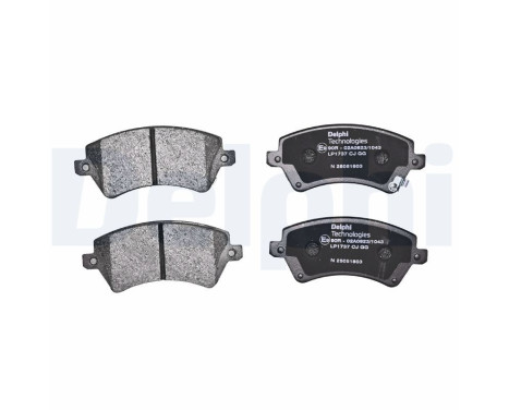 Brake Pad Set, disc brake LP1737 Delphi, Image 3