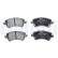 Brake Pad Set, disc brake LP1737 Delphi, Thumbnail 3