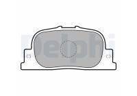 Brake pad set, disc brake LP1740 Delphi