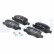 Brake Pad Set, disc brake LP1741 Delphi