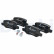 Brake Pad Set, disc brake LP1741 Delphi, Thumbnail 2