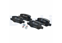Brake Pad Set, disc brake LP1741 Delphi