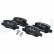 Brake Pad Set, disc brake LP1741 Delphi