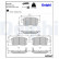 Brake Pad Set, disc brake LP1742 Delphi