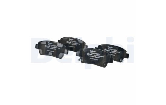 Brake Pad Set, disc brake LP1742 Delphi, Image 2