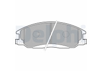 Brake Pad Set, disc brake LP1743 Delphi