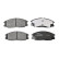 Brake Pad Set, disc brake LP1743 Delphi, Thumbnail 3
