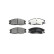 Brake Pad Set, disc brake LP1743 Delphi, Thumbnail 2