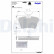 Brake pad set, disc brake LP1745LC Delphi