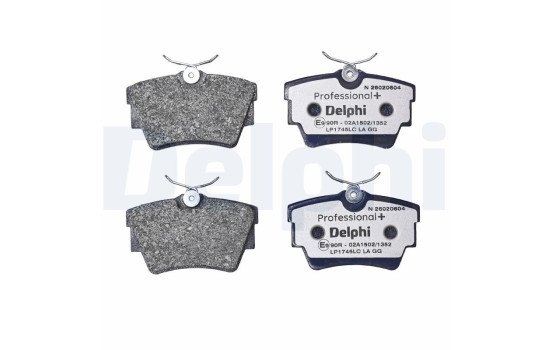 Brake pad set, disc brake LP1745LC Delphi, Image 3