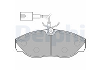 Brake Pad Set, disc brake LP1748 Delphi