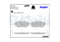 Brake Pad Set, disc brake LP1748 Delphi
