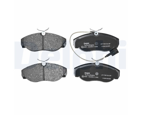 Brake Pad Set, disc brake LP1748 Delphi, Image 2