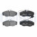 Brake Pad Set, disc brake LP1748 Delphi, Thumbnail 2