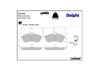Brake Pad Set, disc brake LP1749 Delphi