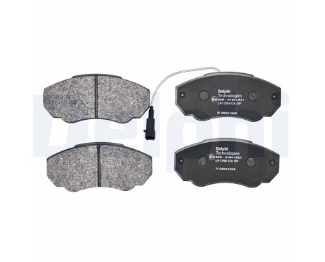 Brake Pad Set, disc brake LP1750 Delphi, Image 3