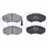 Brake Pad Set, disc brake LP1750 Delphi, Thumbnail 3