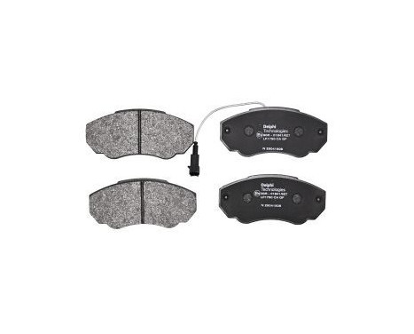 Brake Pad Set, disc brake LP1750 Delphi, Image 2