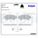 Brake Pad Set, disc brake LP1751 Delphi