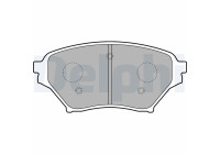 Brake Pad Set, disc brake LP1761 Delphi