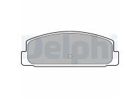 Brake Pad Set, disc brake LP1766 Delphi