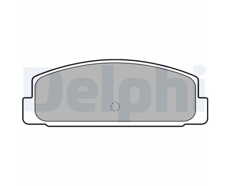 Brake Pad Set, disc brake LP1766 Delphi