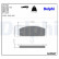 Brake Pad Set, disc brake LP1766 Delphi