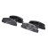 Brake Pad Set, disc brake LP1766 Delphi, Thumbnail 2