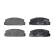 Brake Pad Set, disc brake LP1766 Delphi, Thumbnail 3