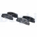 Brake Pad Set, disc brake LP1766 Delphi