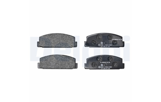 Brake Pad Set, disc brake LP1766 Delphi, Image 2