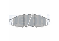 Brake Pad Set, disc brake LP1772 Delphi