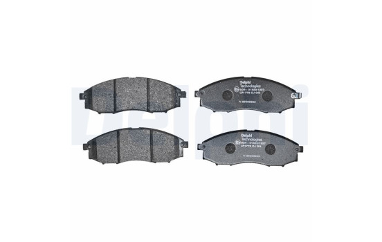 Brake Pad Set, disc brake LP1772 Delphi, Image 2